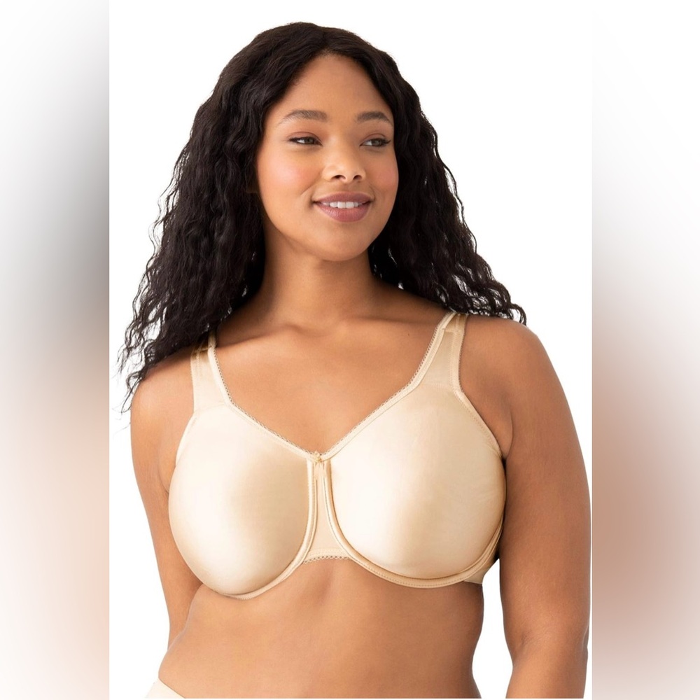 Wacoal Basic Beauty Full Figure Underwire Bra 40C Underwire Unlined 855192